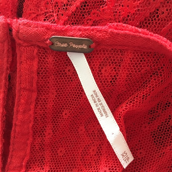 Free People She’s A Doll Sheer Lace Top - Picture 9 of 9